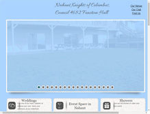 Tablet Screenshot of kofcnahant.org